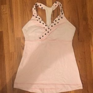 Light pink lulu lemon tank top